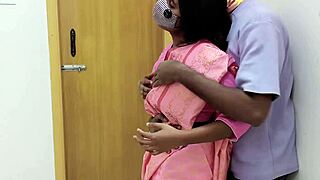 hot indian bhabhi spreads for dever's cock in kitchen panty play