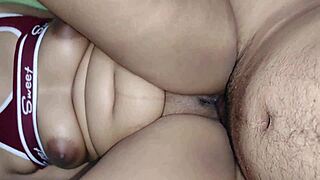 naughty asian teen shakes her big ass in slow teasing twerk