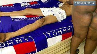 stepmom sneaks stepson into bed for secret fuck when house empties out