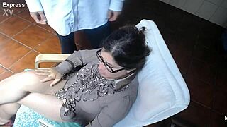 😏 dumb student cums all over teacher's face in exam roleplay!!