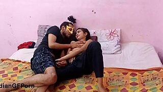 My skinny indian teen gf feels so good during soft sex