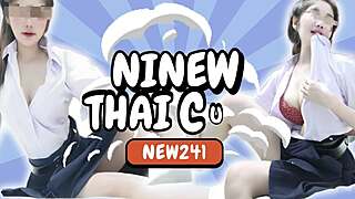 thai couple sneaks steamy private creampie fuck in hidden dorm spot