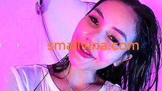 Naughty Petite Asian Twerks Wet Lingerie Ass After College