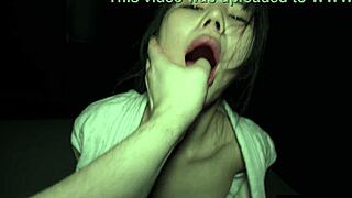 japanese cutie ever tried a thick euro cock before this homemade deepthroat and doggystyle pounding?