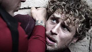 perverted cop bangs wet petite teen in wild foursome