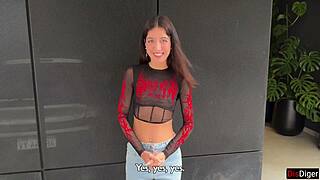 First Date Facial Cumwalk Teases Street Spitting Sloppy Cum Covered Finish