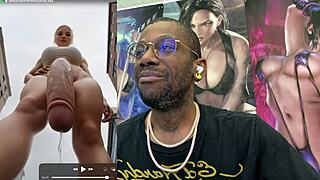 giant futa cock pounds huge ass transgender pawg in alley!