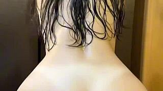 Just hopped out the shower and this amateur college girl's wet pussy is ready for action