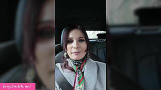 i'm jeny smith horny milf over 40 teaching student pancakes but teasing my big tits downblouse