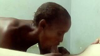 Pregnant school slut 18yo sucks cock then takes doggystyle pounding