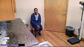 dr tampa gives daisy mynx her first humiliating gyno exam spreading shaved pussy wide