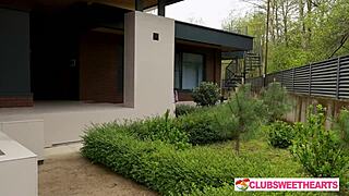 Cold water hits hot 18yo shaved pussy big natural tits juicy wet scissoring lesbian orgasm at clubsweehearts!