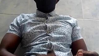 pov monster black cock stretches wet teen ebony pussy to orgasm