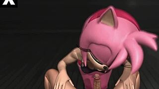 Watch Sonic Hentai 3D Bombshell Deepthroat Rabbit Toy Fuckfest!