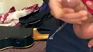 Gozada explodes for my sexy tattooed Brazilian gym muse with monster cock