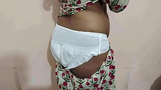 stepbrother keeps quiet about stepsister's hot body while smoking and fucking her tight shaved pussy rough in bedroom