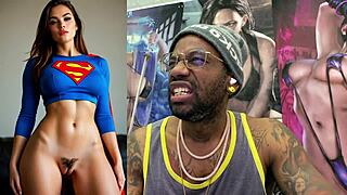 Buff blonde cowgirl rides huge cock for messy facial cumshot on tight pussy lips