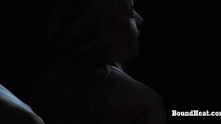 two gorgeous blondes get trapped and dominated in prison by horny mistress