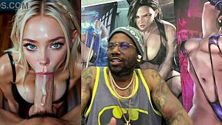 Buff blonde cowgirl rides huge cock for messy facial cumshot on tight pussy lips