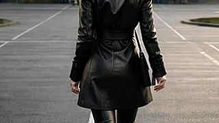 in the classroom blonde student slips into leather dream masturbating publicly for teacher part 1