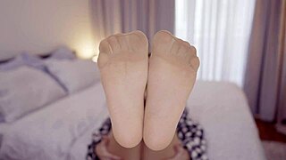 Cum All Over My Bare Feet! Blonde MILF Demands Your Jerk-Off Load on Her Sexy Toes and Soles