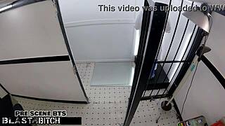 backstage kalani luana bends over choking on cock till stomach cum blast