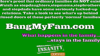 stepdaughter spreads legs rides stepdaddy's cock missionary for shopping cash