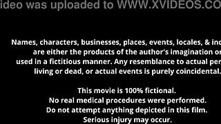 minnie rose helpless as doctor unloads thick cum on her face