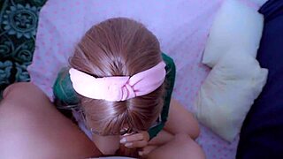 Classmate, you love blasting cum on this sexy schoolgirl's cute face and mouth?