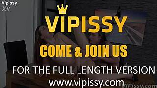 pretty brunette milf fingers pussy and licks teen in hd