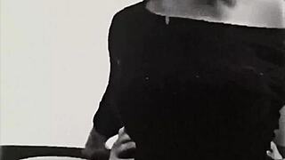 Watch busty stepmom's huge tits bounce riding stepson's monster cock to orgasm!