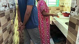 hot sexy bhabhi gets fucked deep in kitchen by me