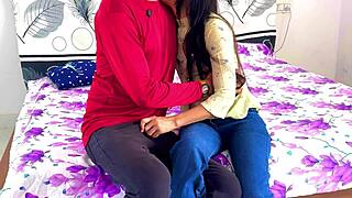 desi girl first time hotel fuck shaved pussy licked and pounded by huge cock