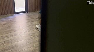 Horny latina big ass student rides padrastro's cock in intense anal quickie