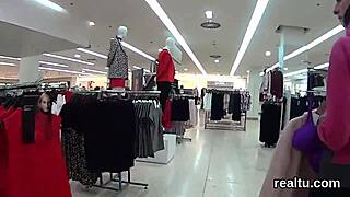 Hey, that ravishing Czech nympho teen gets tempted in shop and POV pounded hard?