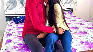 desi girl first time hotel fuck shaved pussy licked and pounded by huge cock