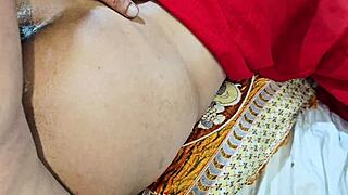 RED DRESSED DESI STEPSIS BEGS BAREBACK CUM INSIDE??