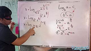 teacher's logarithmic algebra turns into accidental creampie?
