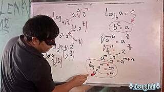 teacher's logarithmic algebra turns into accidental creampie?