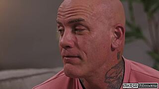 Milf babysitter deepthroats face fucks old man group sex