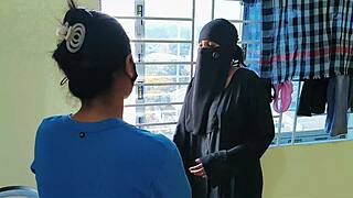 Beautiful Indian Housewife Craves Raw Lesbian Action with Sultry Neighbor!