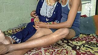 AMRITA BHABHI TAKES JOR SE CHUDAI IN BEDROOM AT NIGHT HARD!