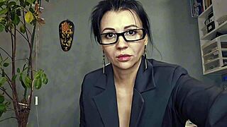 KristinaSlut bookworm student visits tutor rips clothes squirts big pussy lips wildly!