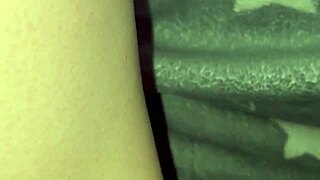 skinny college babe jerks off under bed covers seductively