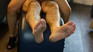 alicia the horny student sits on my face feet job then hard fuck 😈👅🍑