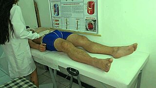 nurse gets wild for patient's monster cock bareback ride