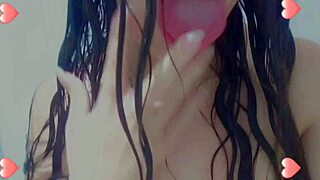 ohh im totally wet horny student masturbating hard in shower