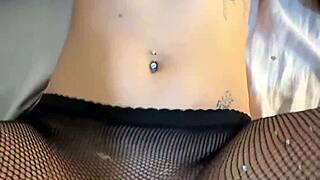 Goth College Girl with Perfect Ass and Huge Natural Tits Gets Passionate Sex