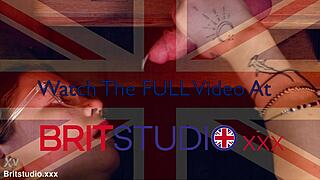 blonde student rae astora milks huge cocks at the table, cums all over her massive lactating tits