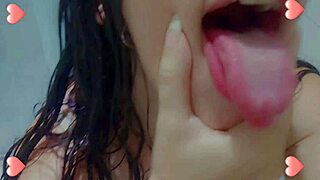 ohh im totally wet horny student masturbating hard in shower